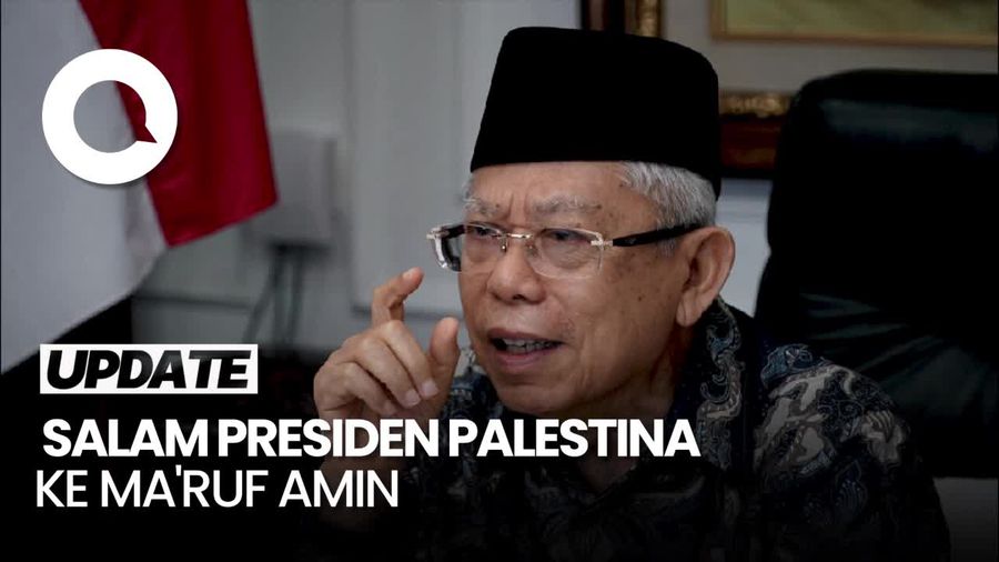 Dubes Palestina Bertemu Maruf Amin, Sampaikan Salam dari Mahmoud Abbas