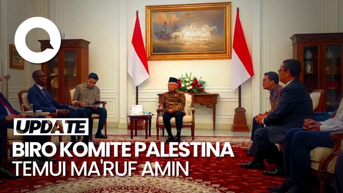 Biro Komite Palestina PBB Temui Wapres Maruf Bahas Situasi Gaza