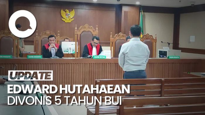Terdakwa Korupsi BTS Edward Hutahaean Divonis 5 Tahun Penjara