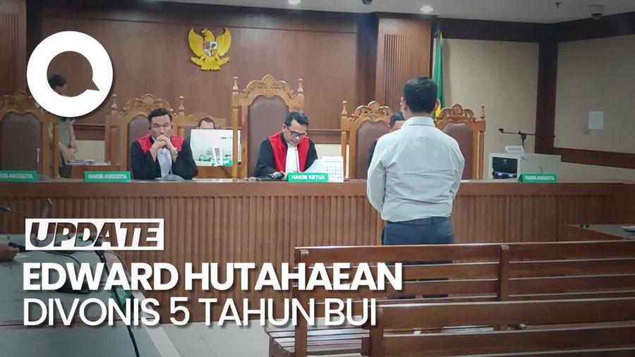 Terdakwa Korupsi BTS Edward Hutahaean Divonis 5 Tahun Penjara