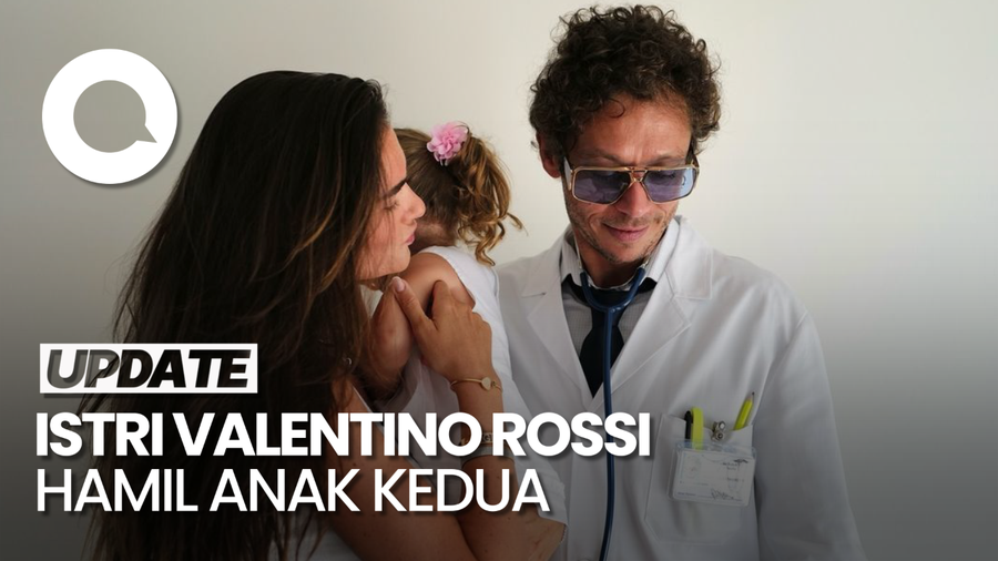 Valentino Rossi Tak Sabar Nantikan Kelahiran Anak Keduanya