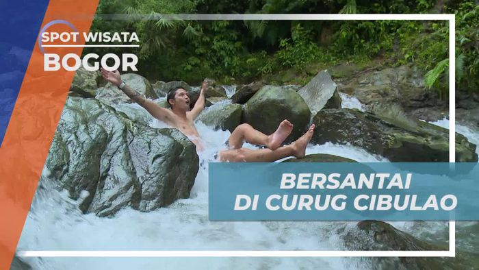 Bersantai Sejenak di Curug Cibulao Bogor