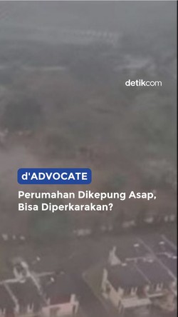 Perumahan Dikepung Asap