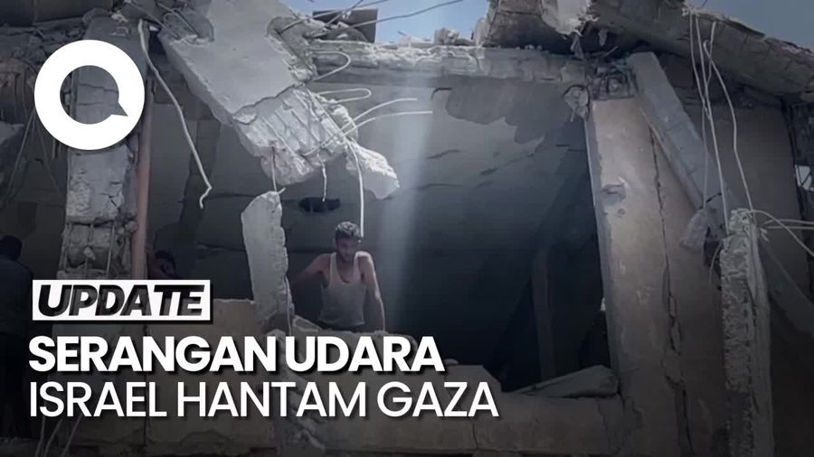 Serangan Israel Hancurkan Rumah-Toko di Gaza, Korban Masih Dievakuasi
