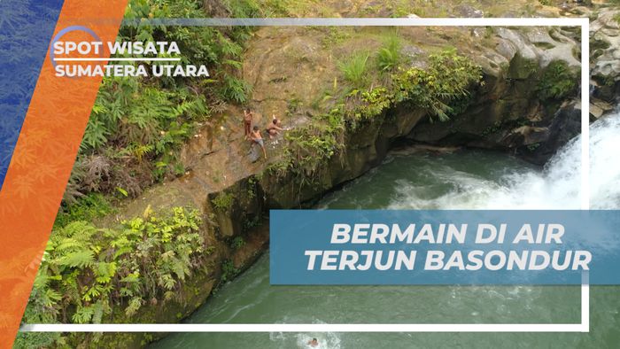 Menjajal Nyali, Melompat Seru ke Kolam Air Terjun Basondur, Sumatera Utara