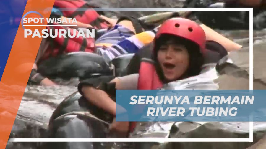 Memacu Adrenalin Menyusuri Jeram Sungai dengan River Tubing, Pasuruan