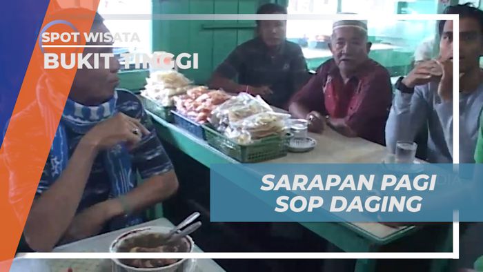 Menikmati Lezatnya Kuliner Pagi Sop Daging Sapi yang Gurih, Bukittinggi