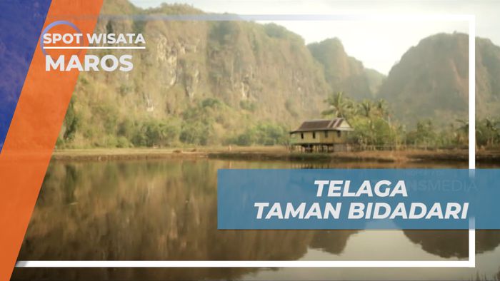 Menikmati Suasana Hening dan Tenang di Telaga Taman Bidadari, Maros