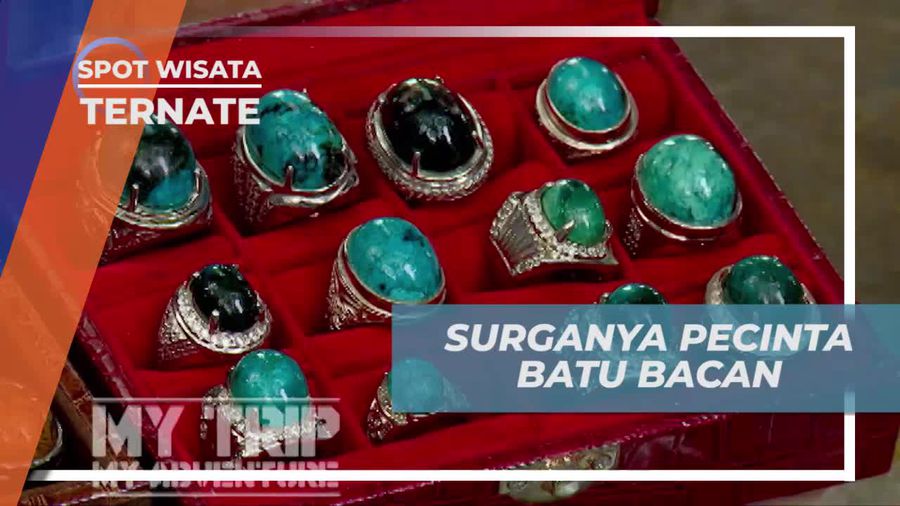 Berkunjung ke Sentra Batu Bacan di Depan Kesultanan Ternate