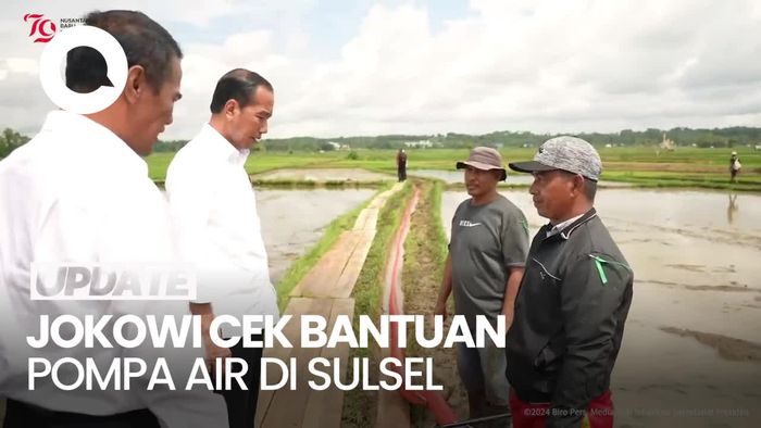 Jokowi Cek Bantuan Pompa Air di Sulsel: Produktivitas Petani Meningkat