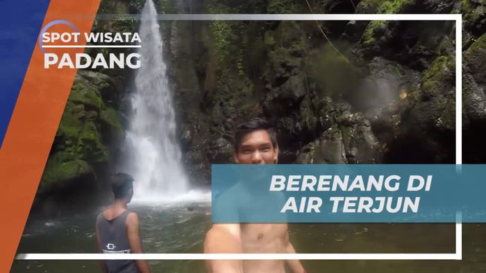 Berenang Asik Menikmati Kesegaran Air Terjun Baburai Padang