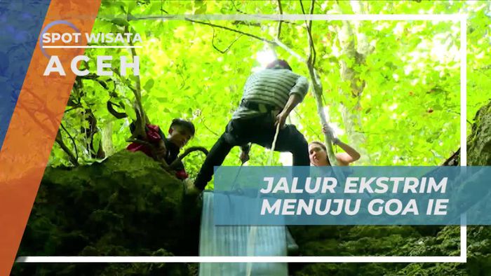 Melintasi Jalur Ekstrim Menuju Goa Ie, Aceh