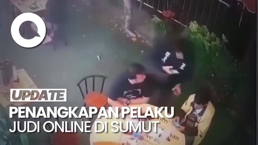 Momen Apes Pria di Nias Diciduk Polisi saat Asyik Main Judi Online