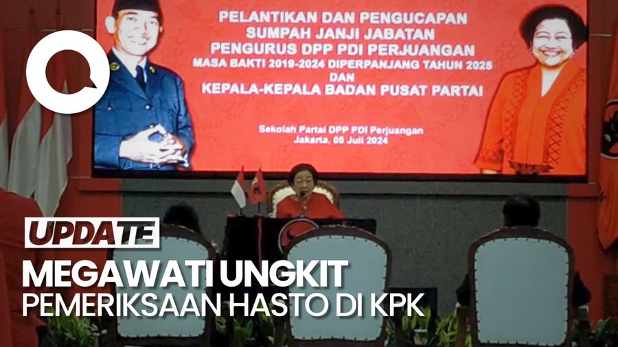 Megawati Ungkit Pemeriksaan Hasto di KPK, Sebut Rossa dan Kusnadi