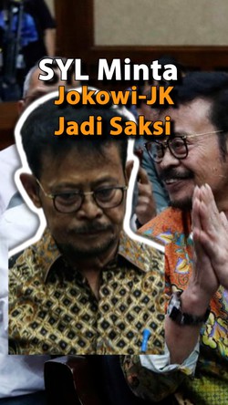 SYL Minta Jokowi-JK Jadi Saksi Meringankan
