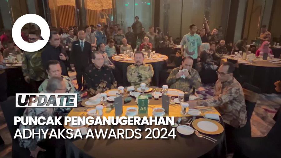 Puncak Anugerah Adhyaksa Awards 2024, Sejumlah Menteri Jokowi Hadir