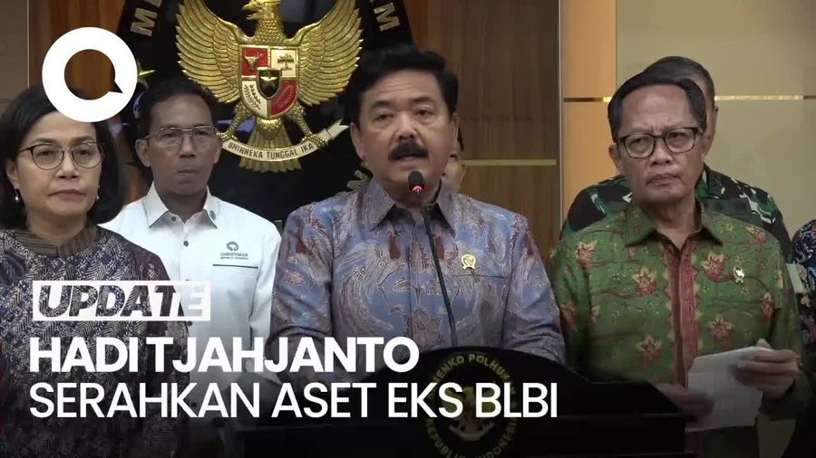 Menko Polhukam Serahkan Aset Eks BLBI Rp 2,77 T ke 9 Kementerian/Lembaga