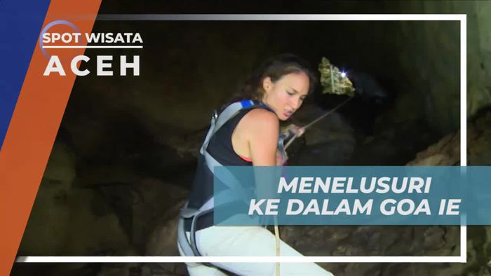 Menelusuri Kedalaman Goa Ie yang Memiliki Mata Air, Aceh
