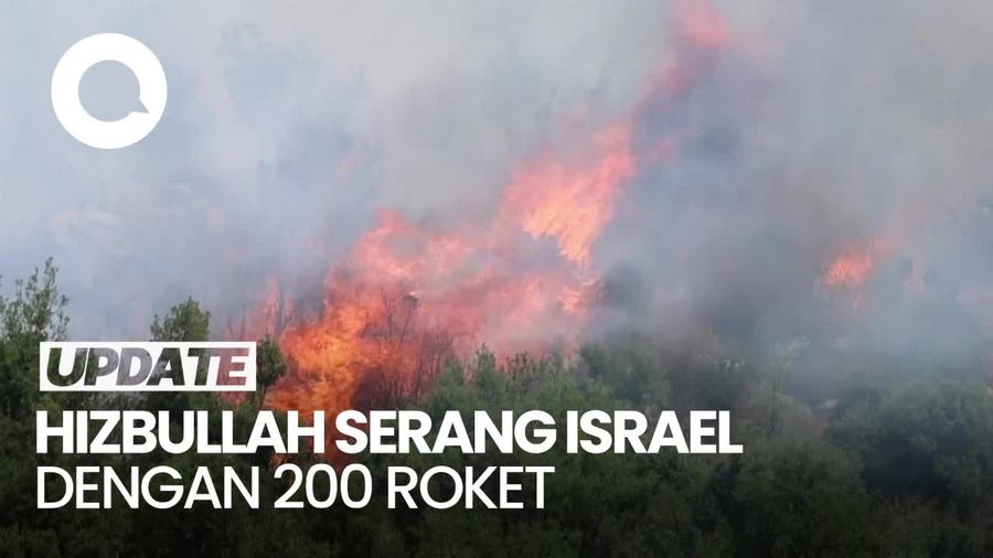 Balas Kematian Komandan Top, Hizbullah Hujani Israel dengan Roket