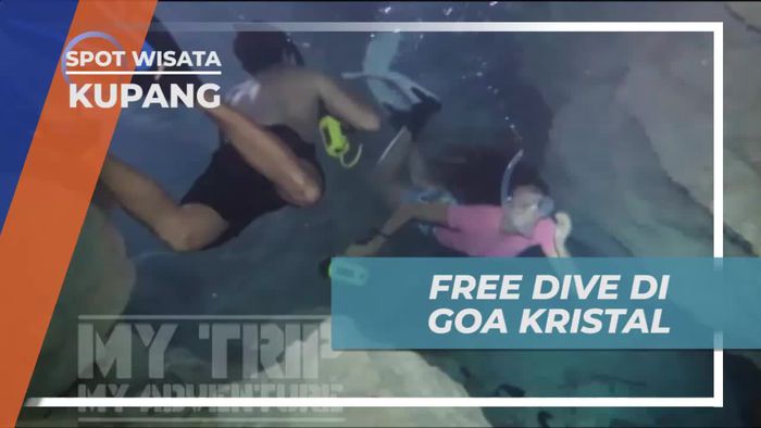 Freedive Menyelami Keindahan Sungai Goa Kristal Kupang