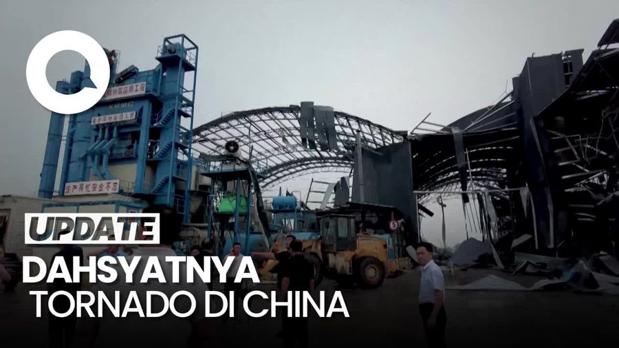 Lima Orang Tewas Akibat Tornado di China