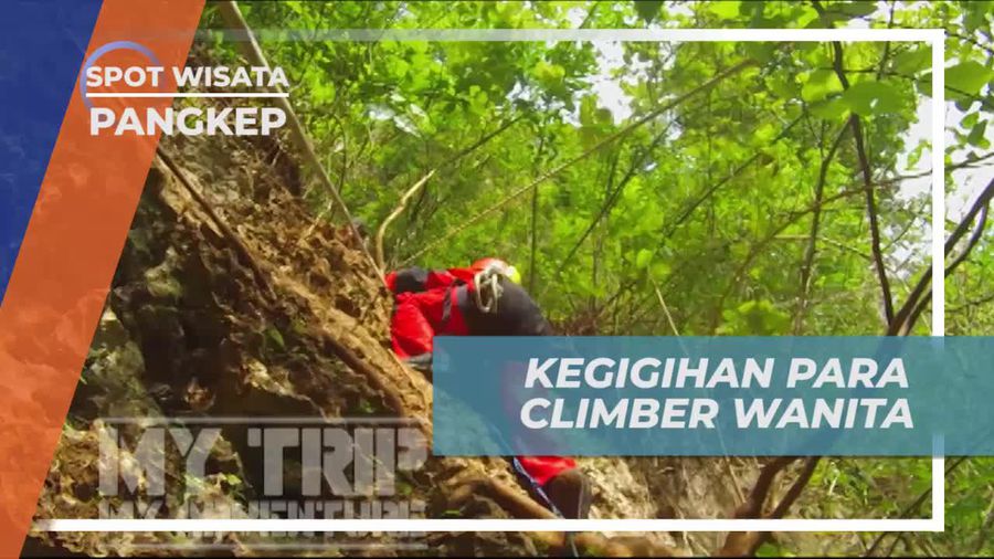 Melihat Kegigihan Para Climber Wanita di Pangkep