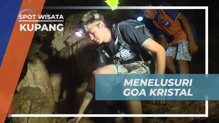 Penelusuran Seru ke Dalam Goa Kristal Kupang 