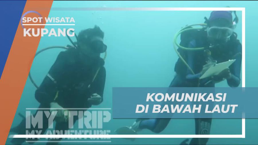 Papan Tulis, Alat Untuk Komunikasi di Bawah Laut Kupang