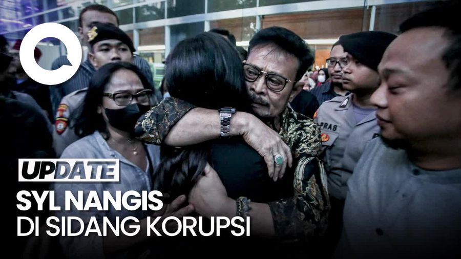Tangis hingga Tanya SYL Kala Jadi Tersangka & Dituntut 12 Tahun Penjara