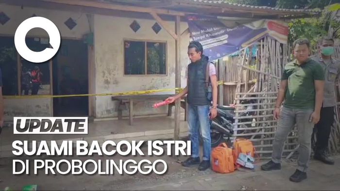 Keji! Suami di Probolinggo Bacok Istri di Depan Balita