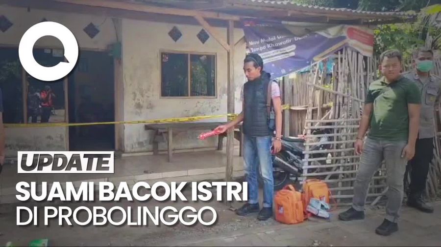 Keji! Suami di Probolinggo Bacok Istri di Depan Balita