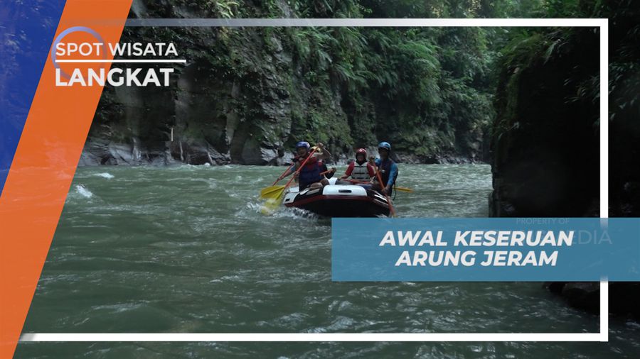 Mengawali Keseruan Menyusuri Arus Deras Sungai Wampu, Langkat