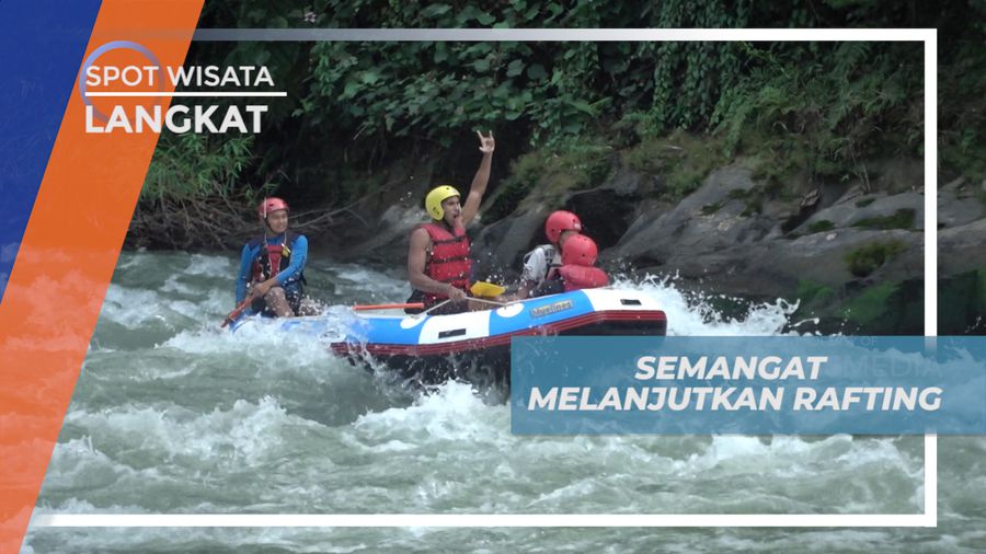 Menikmati Keseruan, Melanjutkan Rafting di sungai Wampu, Langkat