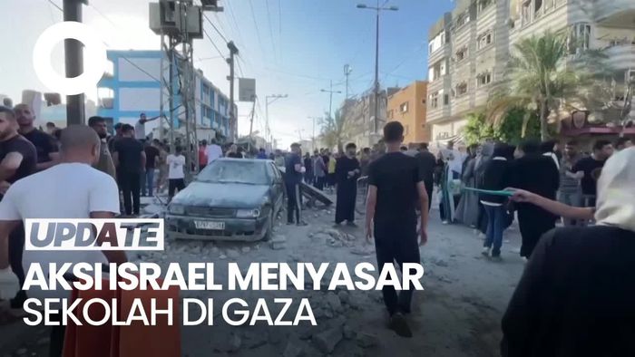 Israel Serang Sekolah di Gaza, 16 Orang Tewas