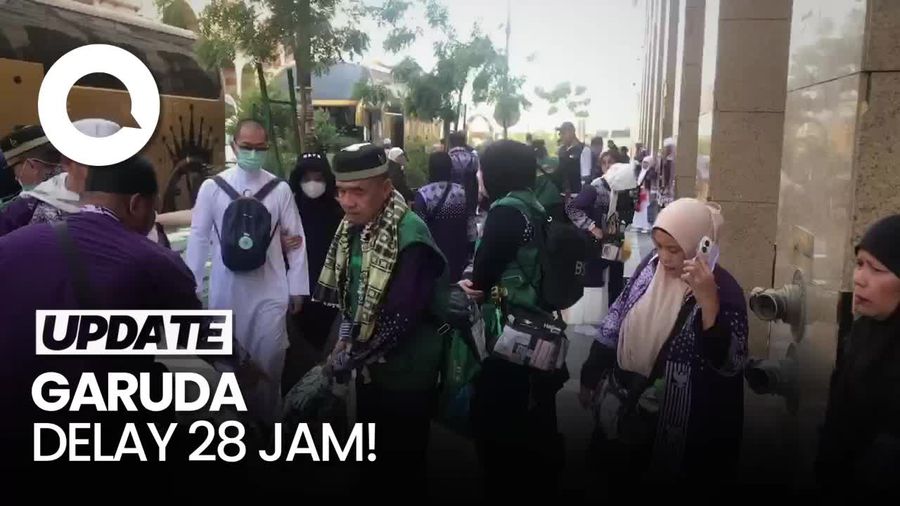 Garuda Delay Lagi, Pemulangan Jemaah Haji RI Tertunda Sampai 28 Jam