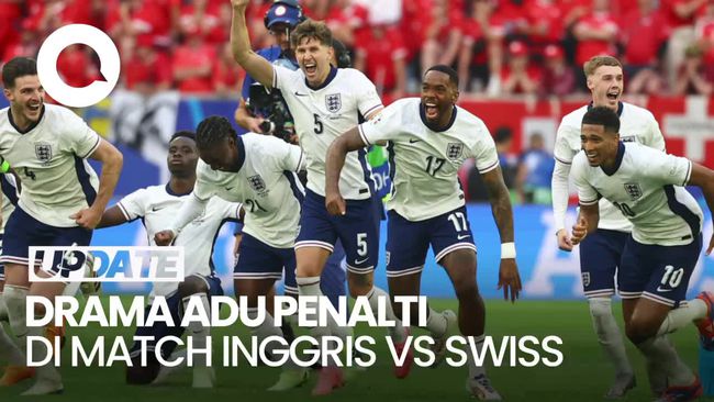 Menang Lawan Swiss Lewat Adu Penalti, Inggris ke Semifinal Euro 2024