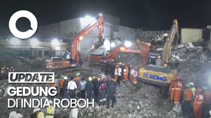 Gedung 5 Lantai di India Roboh, 7 Orang Tewas