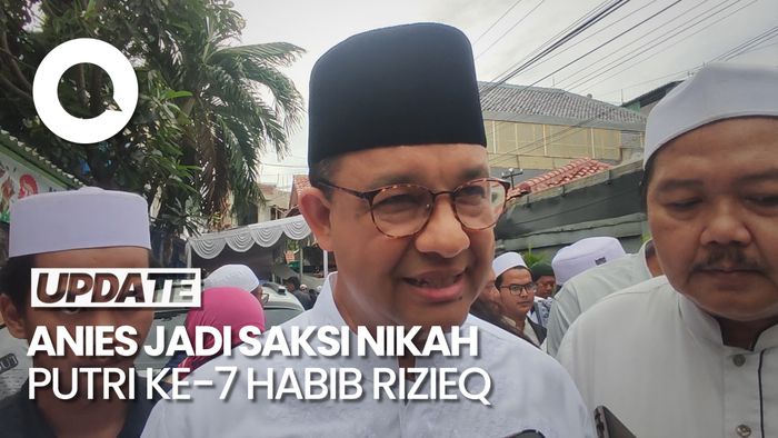 Hadiri Pernikahan Putri Habib Rizieq, Anies Baswedan Jadi Saksi