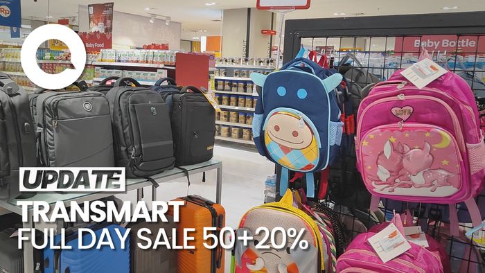 Persiapan Masuk Sekolah, Tas Anak di Transmart Diskon hingga 70%