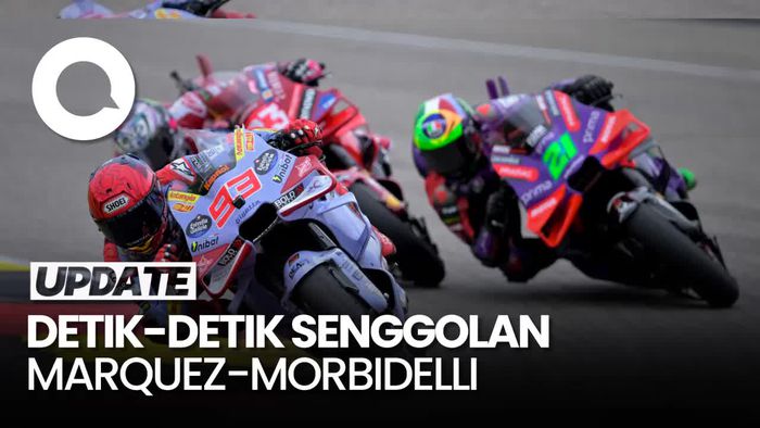 Aksi Marquez di Sachsenring: Senggolan dengan Morbidelli-Duel Sama Adik Sendiri
