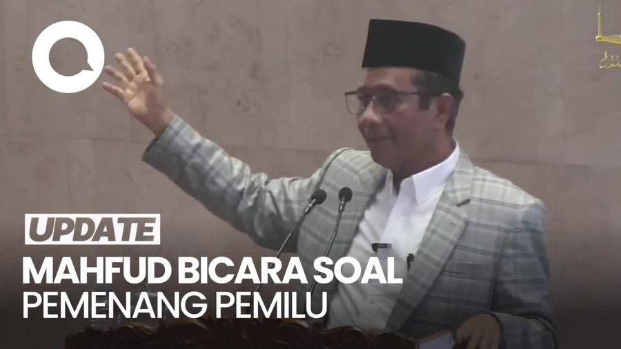 Mahfud Md: Pemilu Selesai Ya Sudah, yang Menang Harus Diakui
