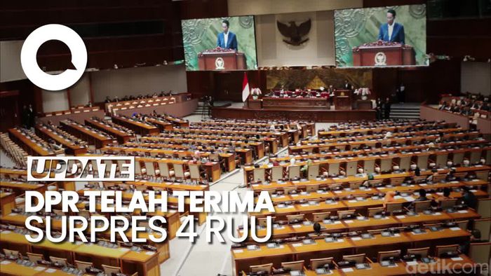 DPR Terima Surpres RUU TNI, Polri, Imigrasi, dan Kementerian Negara
