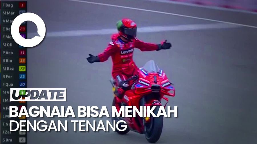 Bagnaia Tak Cuma Naik ke Puncak Klasemen, Tapi Naik Pelaminan Juga