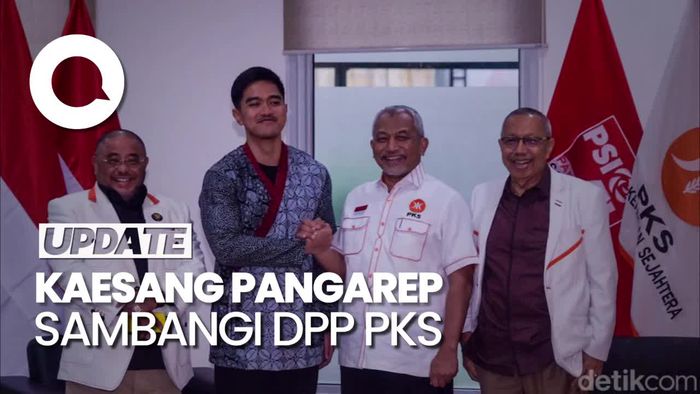 Kaesang Sambangi DPP PKS, Disambut Ahmad Syaikhu