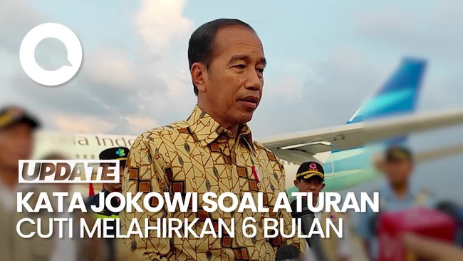 Jokowi soal Aturan Cuti Melahirkan 6 Bulan: Hargai Perempuan