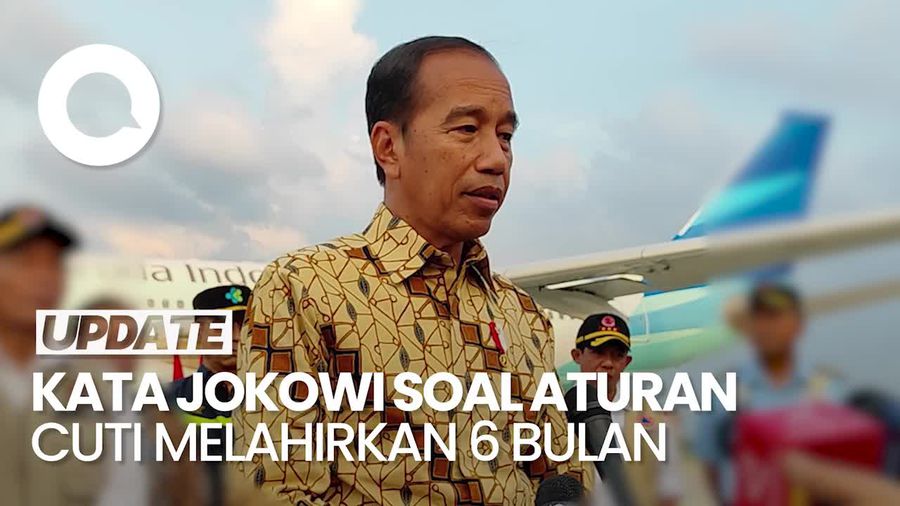 Jokowi soal Aturan Cuti Melahirkan 6 Bulan: Hargai Perempuan