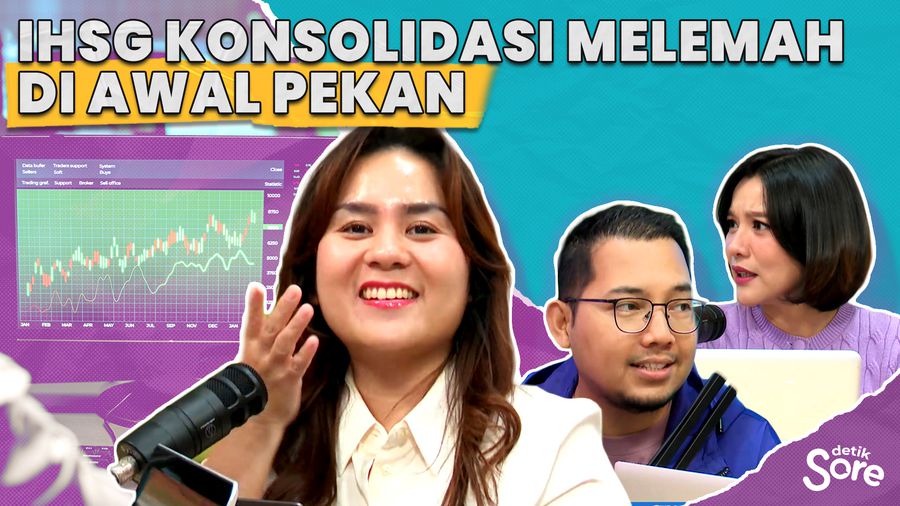 IHSG Konsolidasi Melemah di Awal Pekan 
