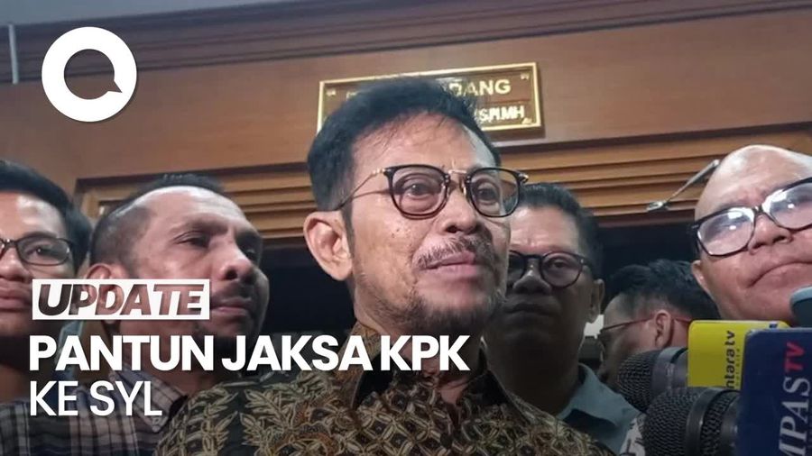 Jaksa KPK ke SYL: Katanya Pahlawan, Dengar Tuntutan Nangis Sesenggukan