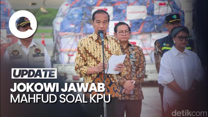 Jokowi Jawab Mahfud soal KPU Tak Layak: Sudah Sukses Gelar Pilpres