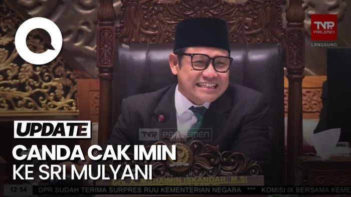 Canda Cak Imin Minta Sri Mulyani Unggah Foto Bukti Baca Laporan Fraksi ke IG